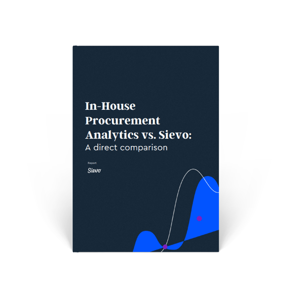 In-House Procurement Analytics vs. Sievo mock up