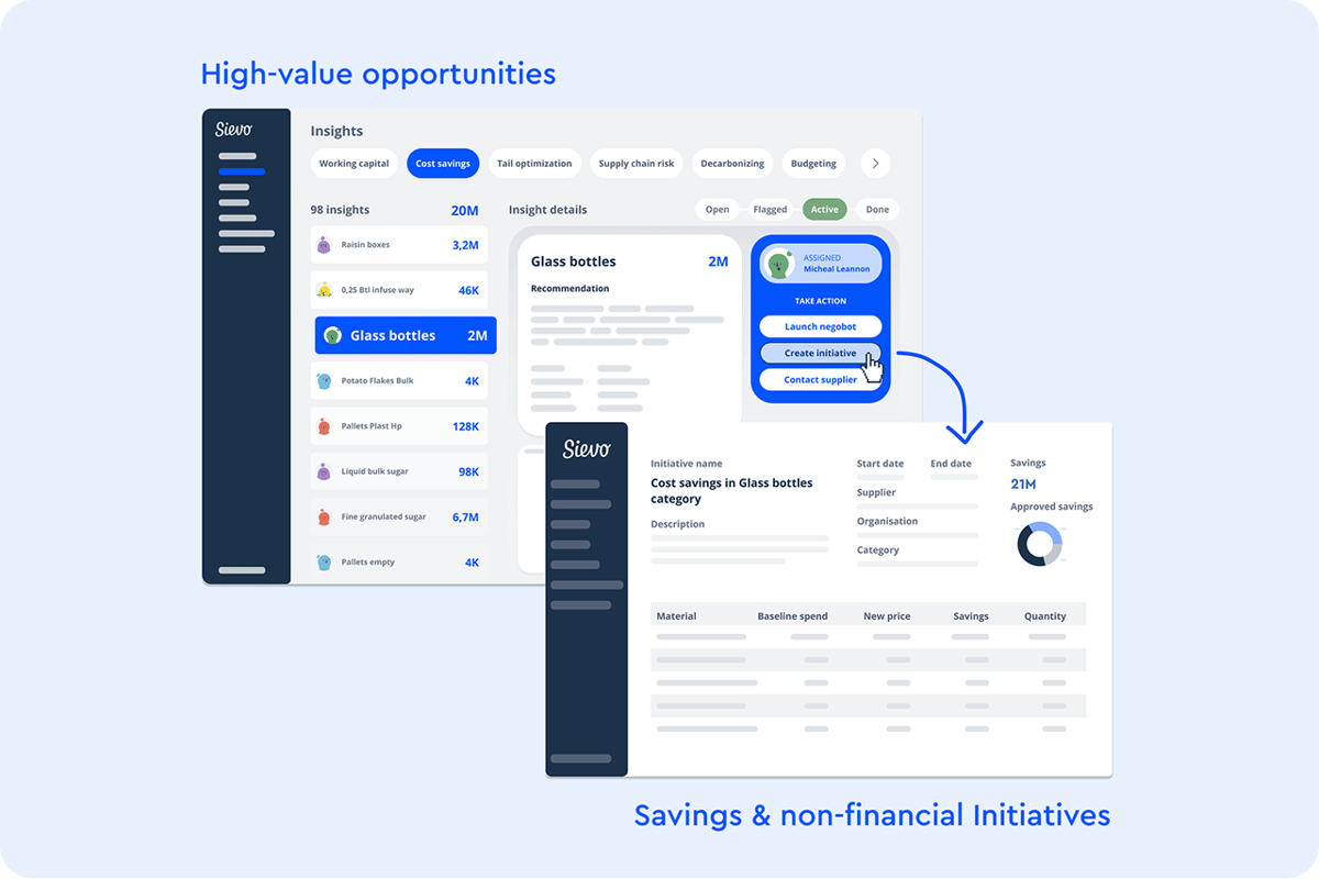 From insights to action with just one click