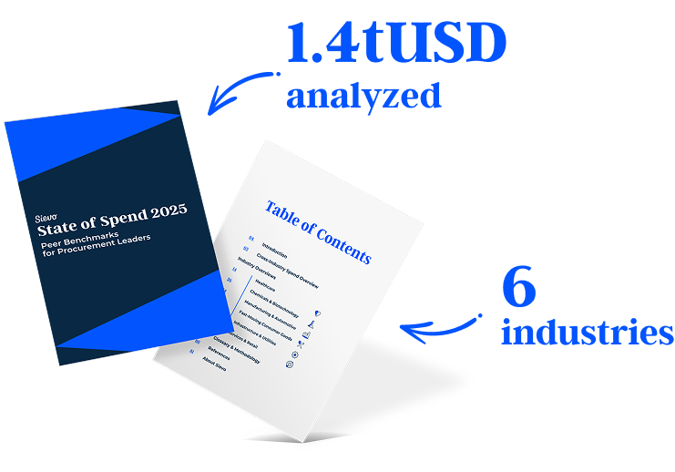 mockup state of spend report hero